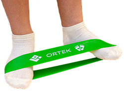 Фітнес гумка для тренування стоп Ortek 25 см