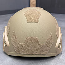 Шолом балістичний FAST ARAMID, NIJ IIIa, Custom, з поліпшеним кріпленням Wendy, розмір XL, колір Койот, фото 6