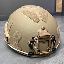 Шолом балістичний FAST ARAMID, NIJ IIIa, Custom, з поліпшеним кріпленням Wendy, розмір XL, колір Койот, фото 4