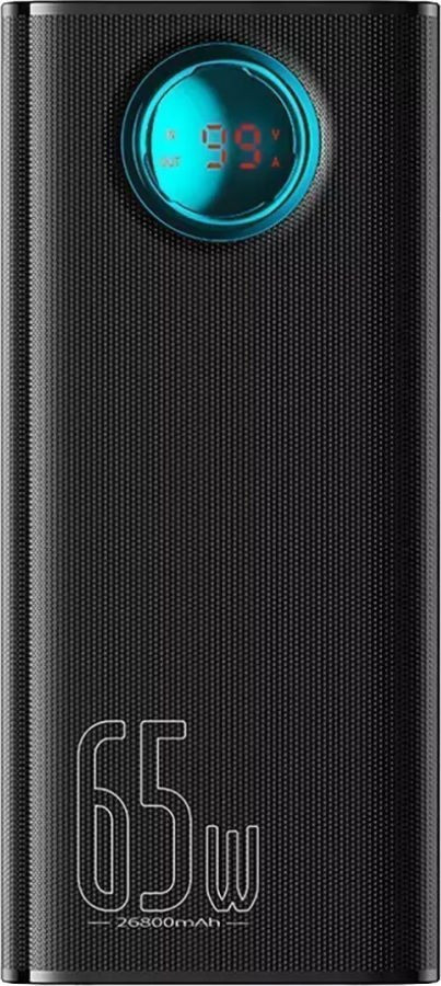 Зовнішній акумулятор (павербанк) Baseus Amblight Digital Display 26800mAh 65w Black (P10022402113-00)