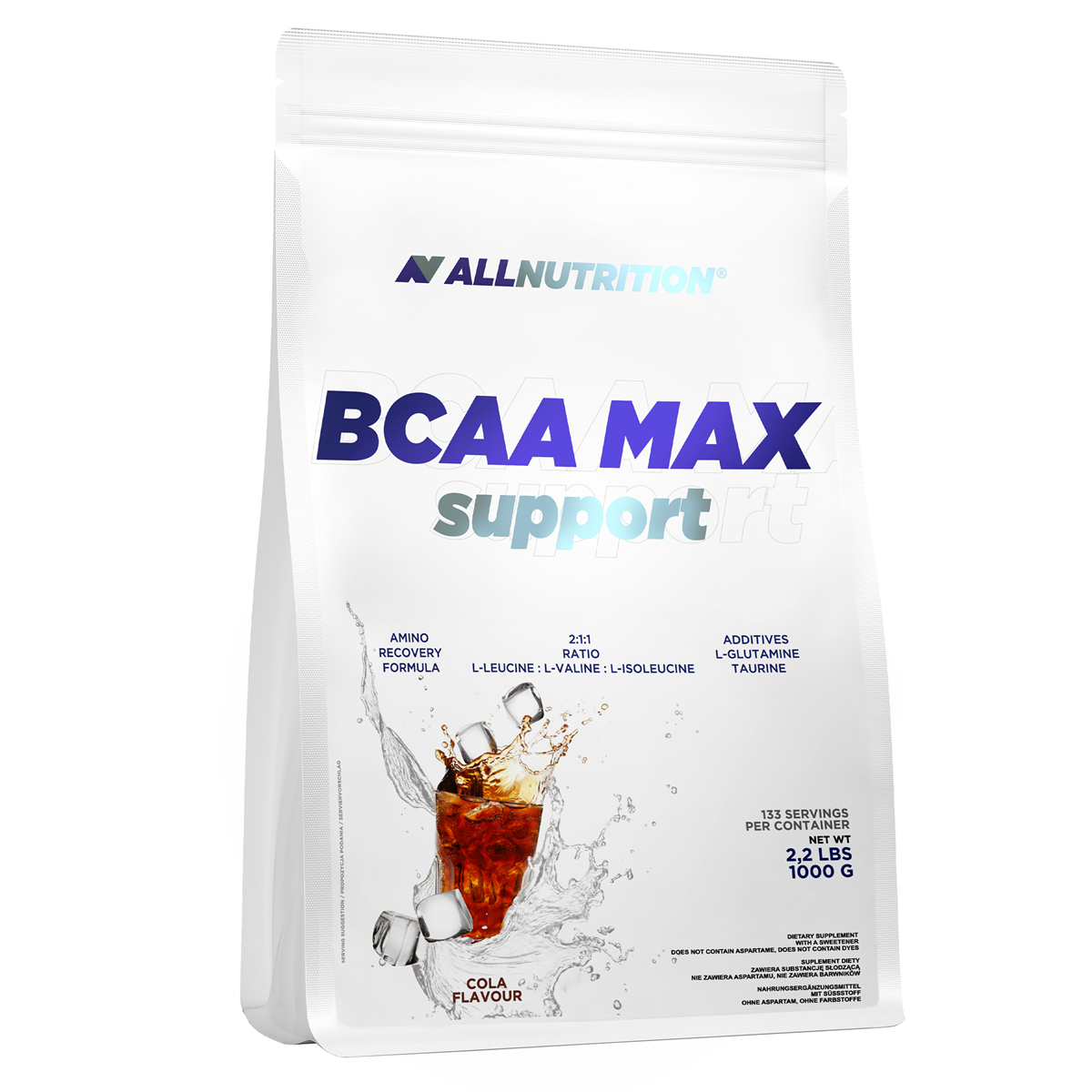 Бцаа AllNutrition BCAA MAX SUPPORT 1000 г ( різні смаки )
