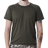 Швидкосохнуча військова футболка Coolmax олива хакі