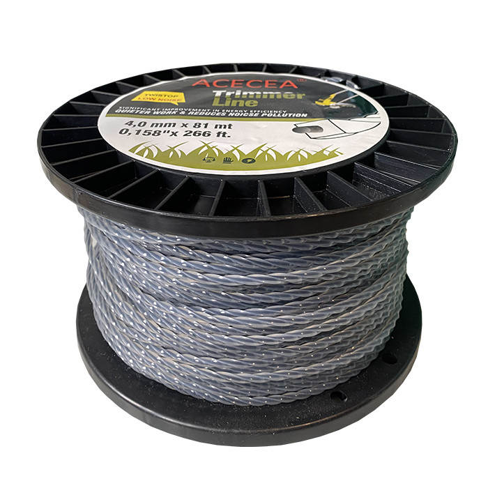 Бухта волосінь квадрат кручений із жилкою 4,0 мм ( 81 мм)