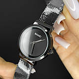 Жіночий  класичний наручний годинник Skmei 1595BK Black чорний з металевим браслетом, фото 4