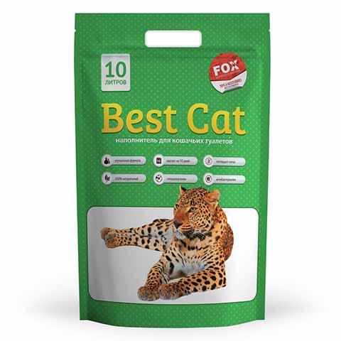 Силикагелевый наповнювач Best Cat (БЕСТ КЕТ) для котячого туалету Green Apple, 10 л