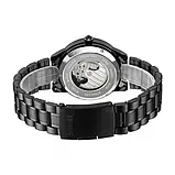 Чоловічий механічний годинник з автопідзаводом Skmei 9205SIRG Silver-Rose Gold, фото 5