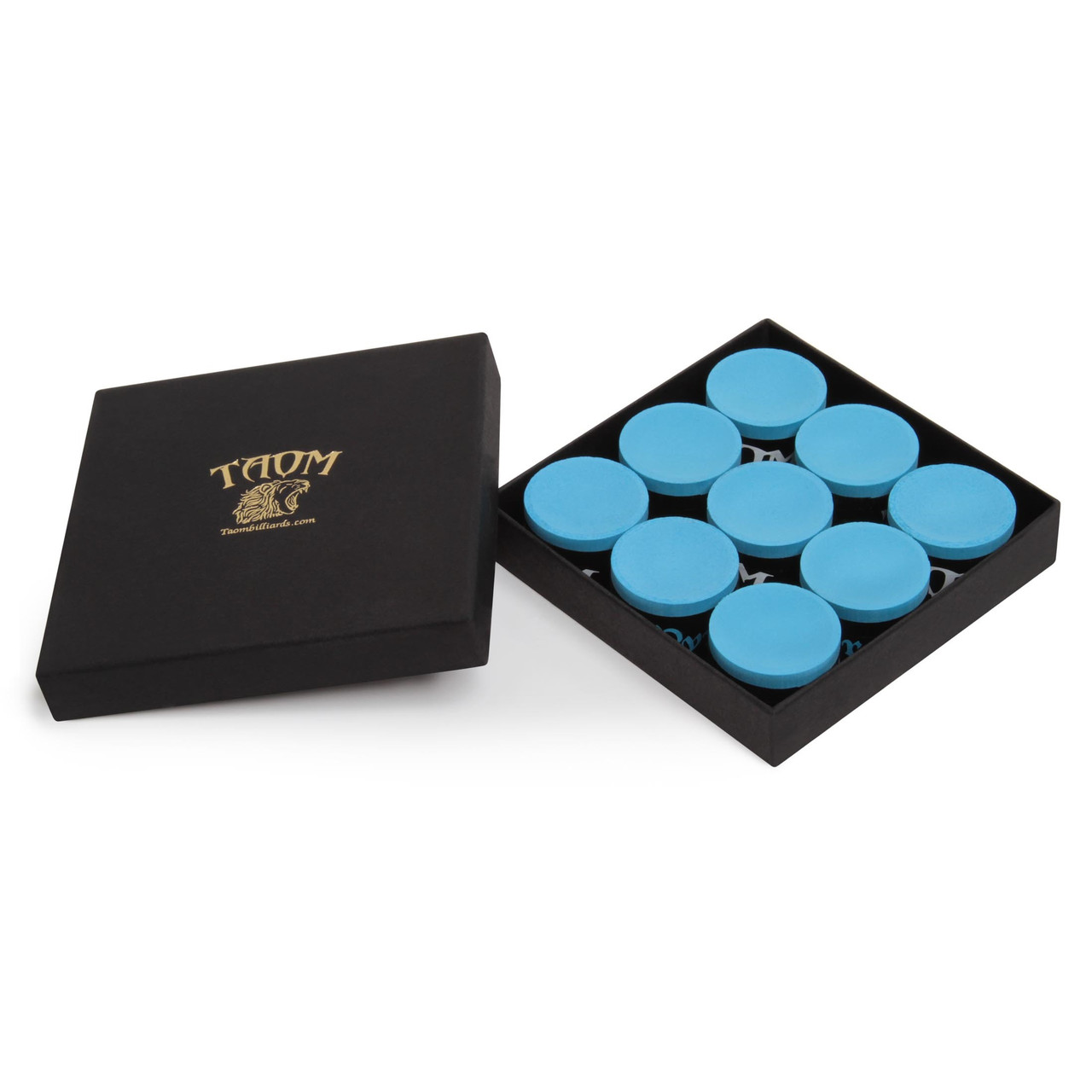 Крейда більярдна для кія Taom Pyro Chalk Blue 9 шт