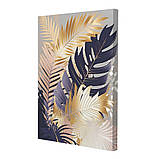 Набір постерів Riviera Blanca Золоте листя (PS-053) 3 шт в наборі, фото 3