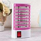 Електричний репелент для знищення комах від мережі / Лампа від комарів / Пастка для комарів, фото 6