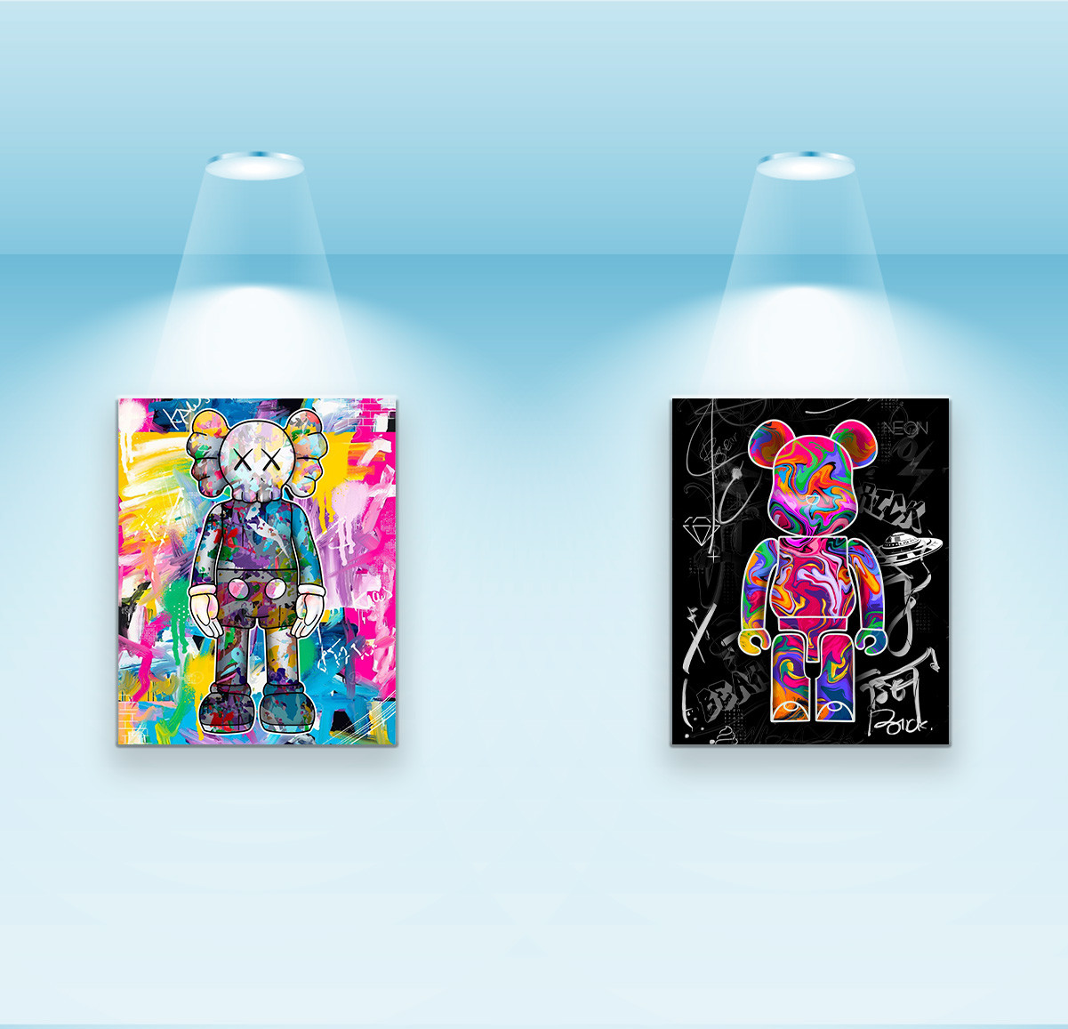 Набір постерів Riviera Blanca Graffity (PS-112) 2 шт в наборі, фото 1