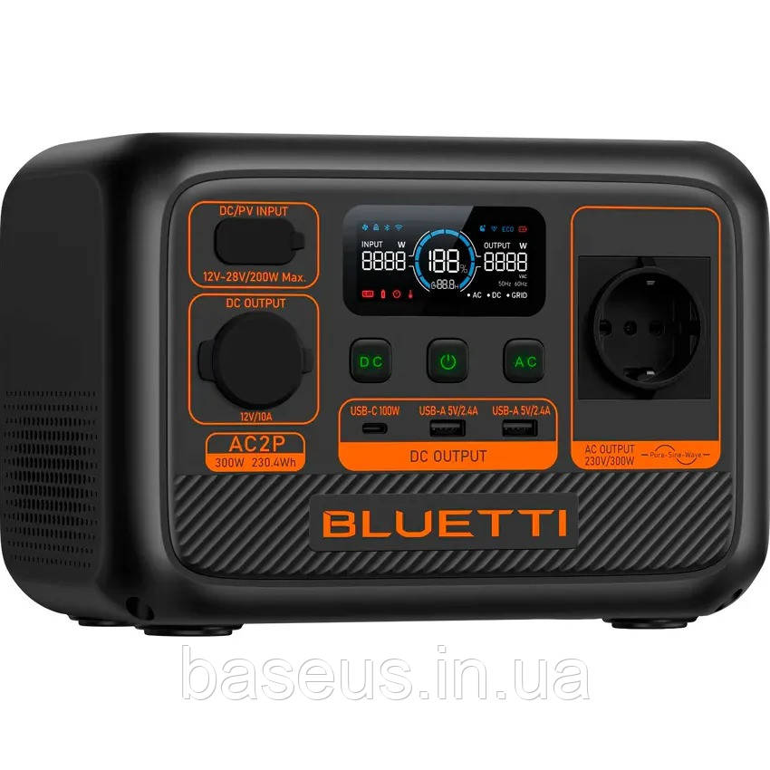 Портативна зарядна станція Bluetti Portable Power Station AC2P 300W