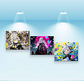 Набір постерів Riviera Blanca Anime girl (PS-189) 3 шт в наборі