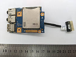 Плата USB, audio, cardreader Lenovo IdeaPad Z570 (юсб, аудіо, кардрідер)