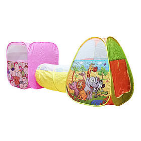 Намет дитячий ігровий з тунелем Bambi MR 0648, 234 x 81 x 72 см, Toyman