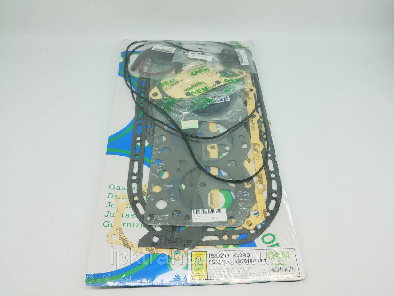 Комплект прокладок двигуна ISUZU C240; OEM № 20801-05551, Z-5-87811-341-0, Z-5-87811-341-1, Z-5-87810-537-0