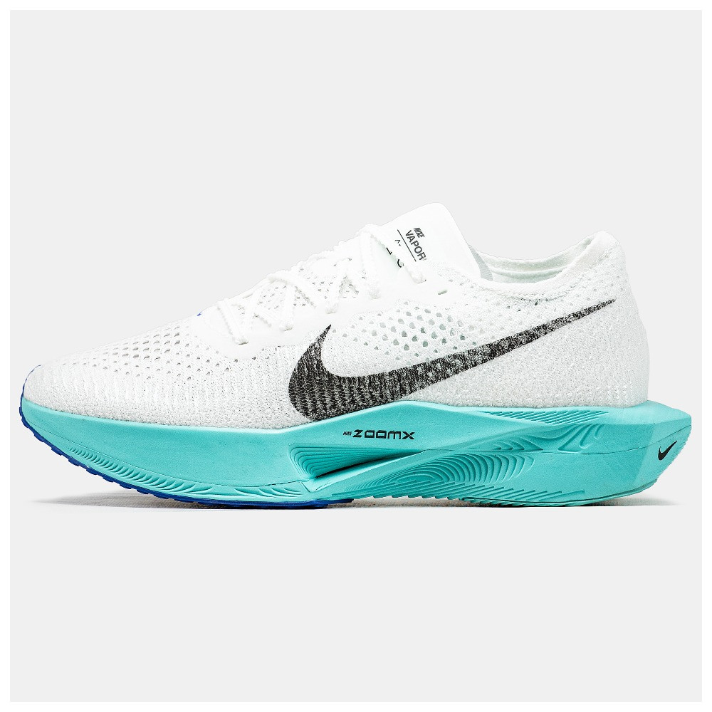 Чоловічі / жіночі кросівки Nike Air Zoom Vaporfly 3 White Blue Black, білі кросівки найк аір зум вапорфлай 3 аїр, фото 1