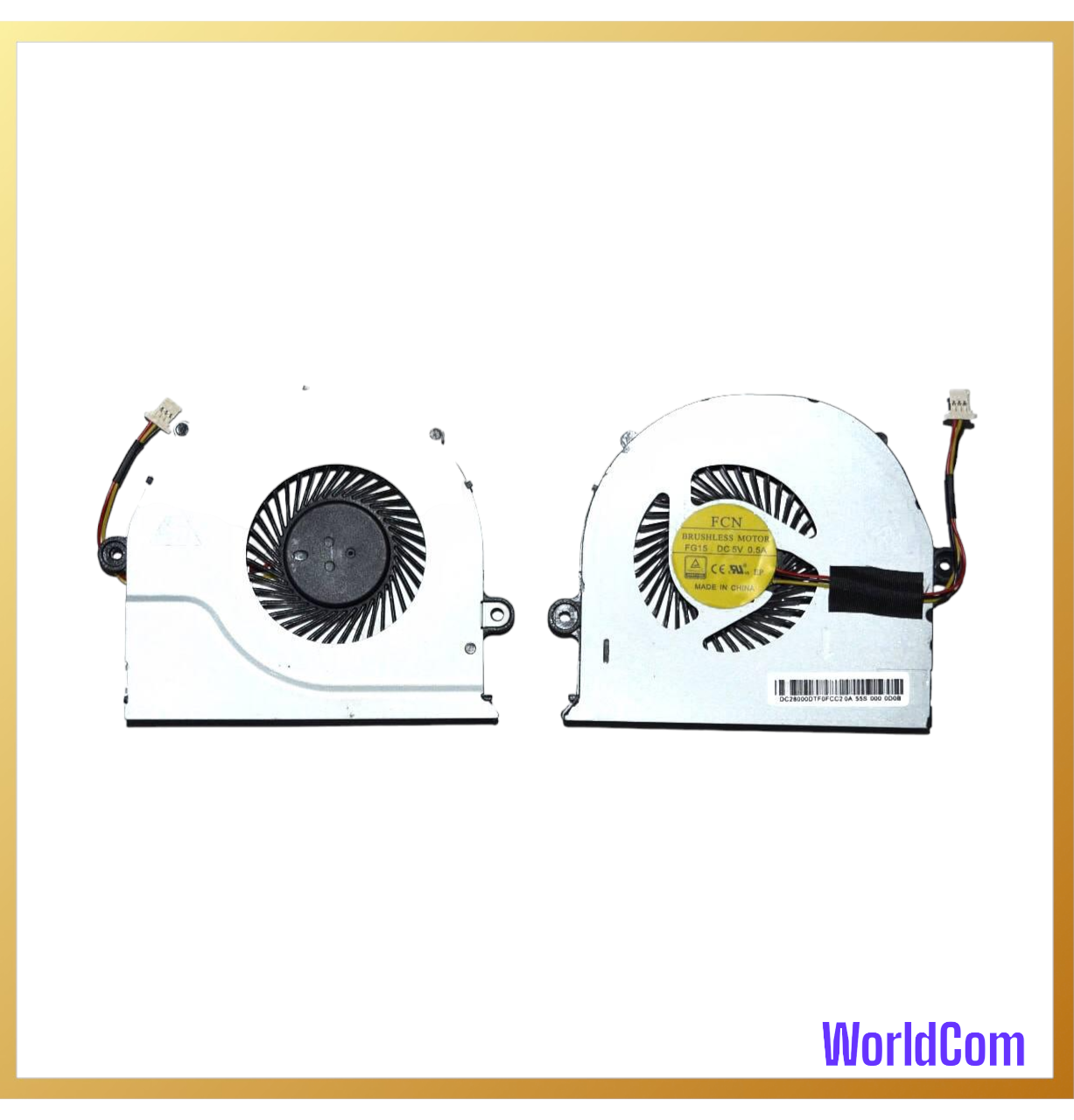 HLLR Laptop Ventola Di Raffreddamento CPU Laptop Cooler Per - Foto 2