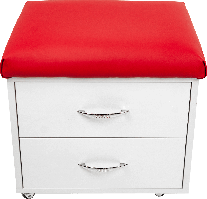 Пуфік-тумба косметологічна на коліщатках з висувною скринькою Бетті для салонів R_0988