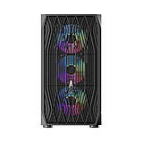 Корпус 1stPlayer AY7-BK-4F1 Black без БЖ, фото 4