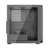 Корпус 1stPlayer AY7-BK-4F1 Black без БЖ, фото 5