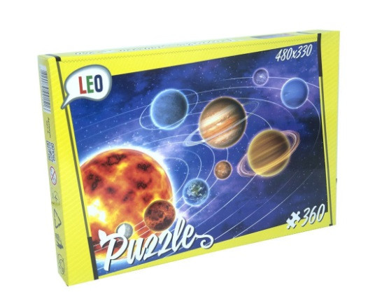 Пазлі Лео 360ел. Сонячна система,32х22х4,5см №207-9/Strateg/(1)(12), фото 1