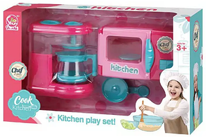 Набір побутової техніки ігр-ий на бат-ці:кавоварка,мікрохвильова піч ,в кор-ці №334B(60)КІ