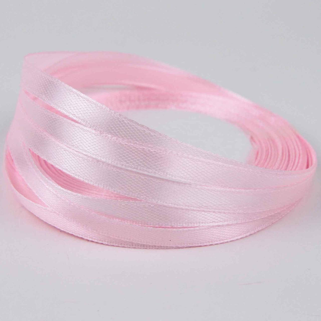 

Стрічка атласна для пакування, 6 мм. світло-рожева