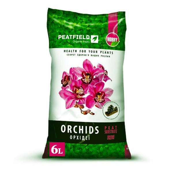

Субстрат торфяной для Орхидей, Peatfield, 6 л