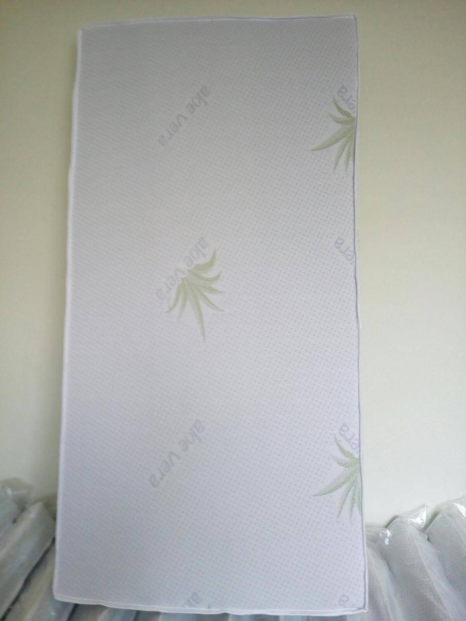 

Матрас для детской кроватки 120*60 "ALOE VERA", 120х60х8 см. кокоc-поролон-кокос