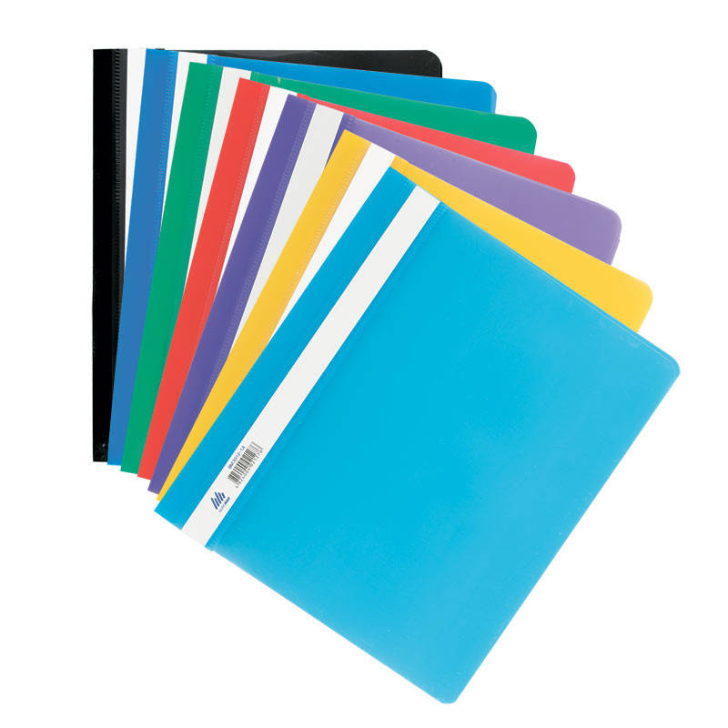 

Скоросшиватель А5 Пластиковый с прозрачным верхом плотный "Buromax" ВМ 3312