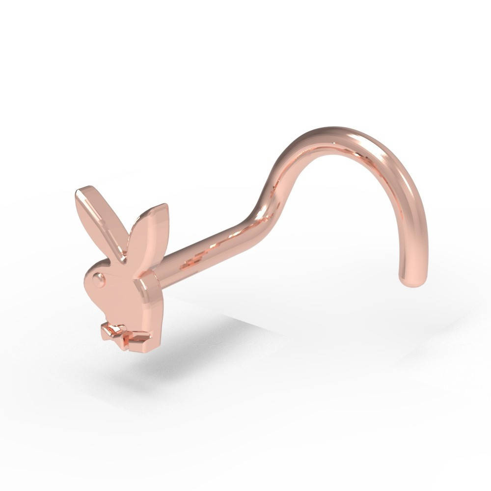 

Пирсинг в ноc Playboy из серебра Ювелірне Мистецтво Арт:540213-1