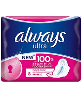 

Прокладки Always Ultra Light 10 шт