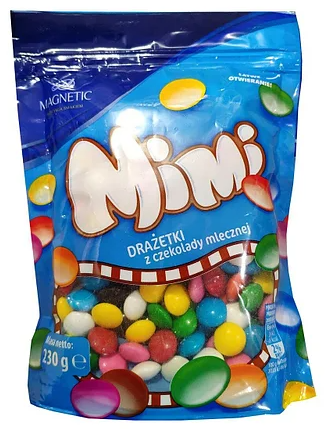 

Драже Mimi из молочного шоколада 230 гр.