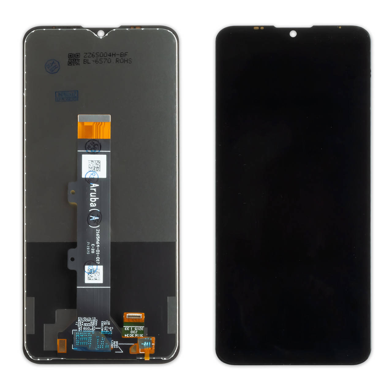 

Дисплей MOTOROLA E20 (XT2155-1) (2021) с черным тачскрином, Черный