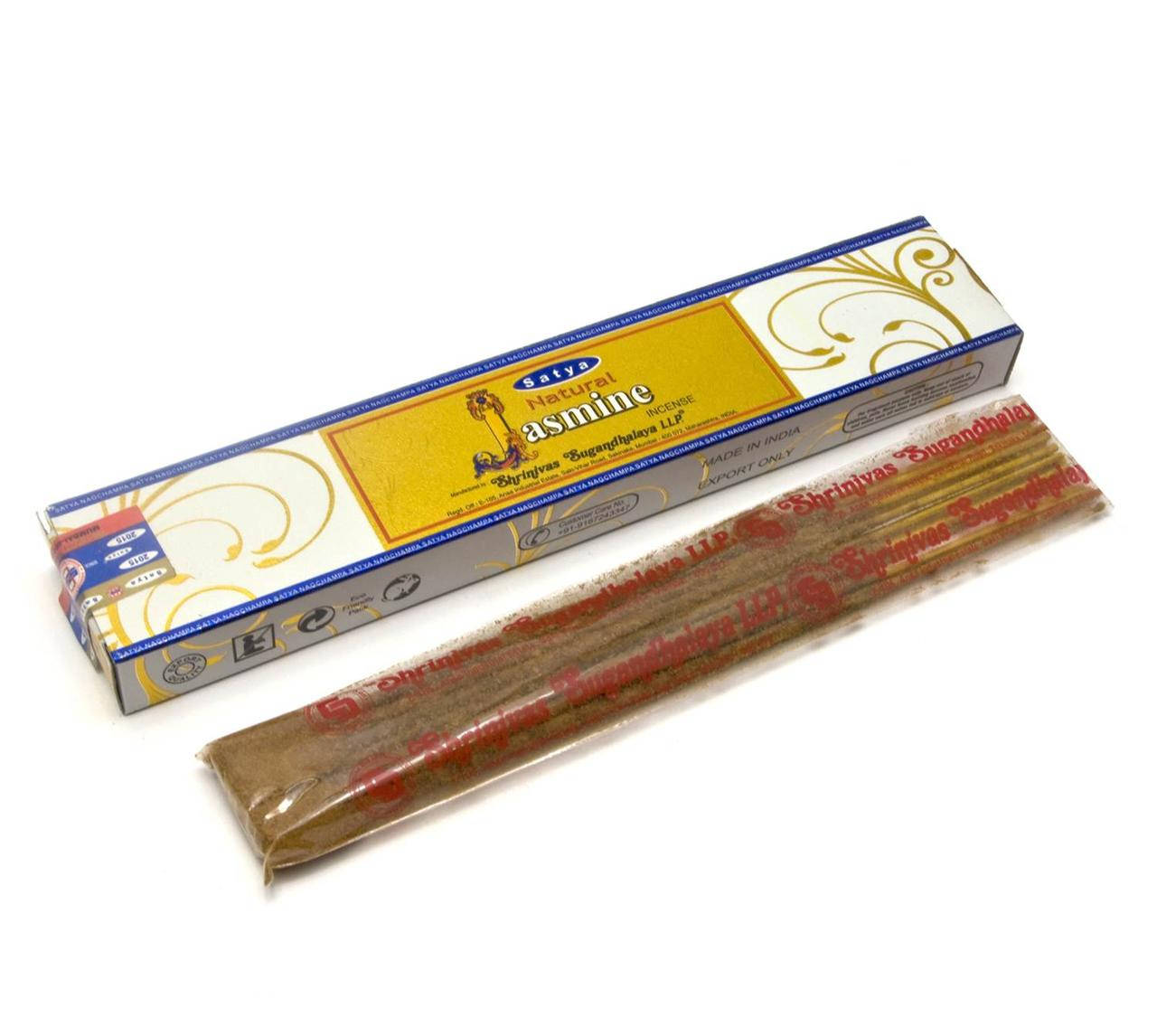 

Благовония масала Natural Jasmine "Натуральный Жасмин", Satya, пыльцовое