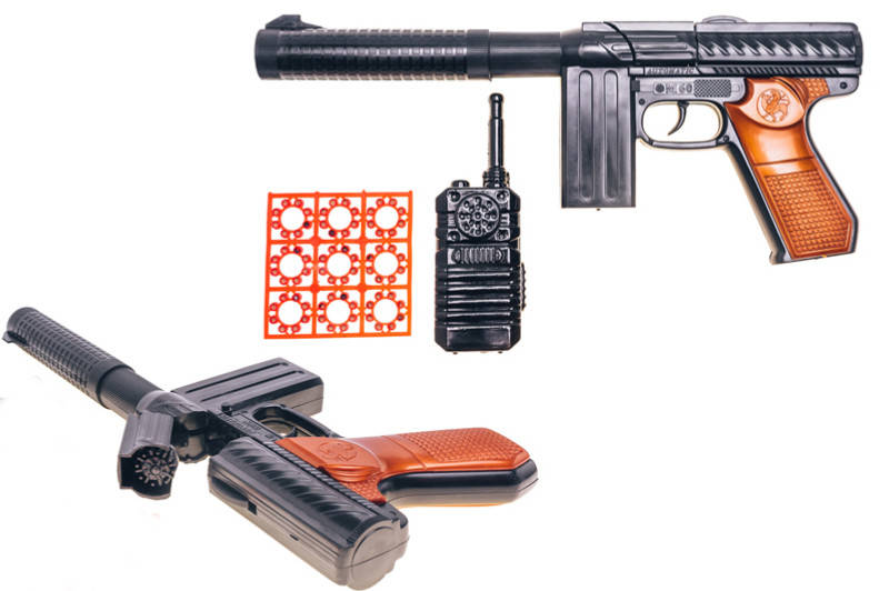 

Автомат детский на пистонах М60 с рацией GT 253 GoldenGun, Черный