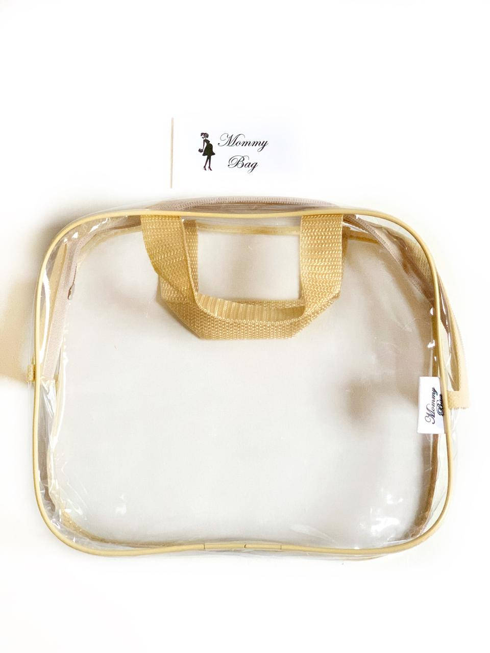 

Косметичка Макси прозрачная Mommy Bag, цвет - Бежевый