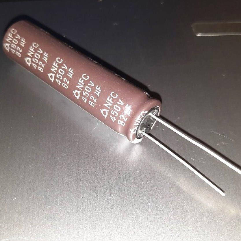 

Конденсаторы 82мкФ 450В 50*12мм