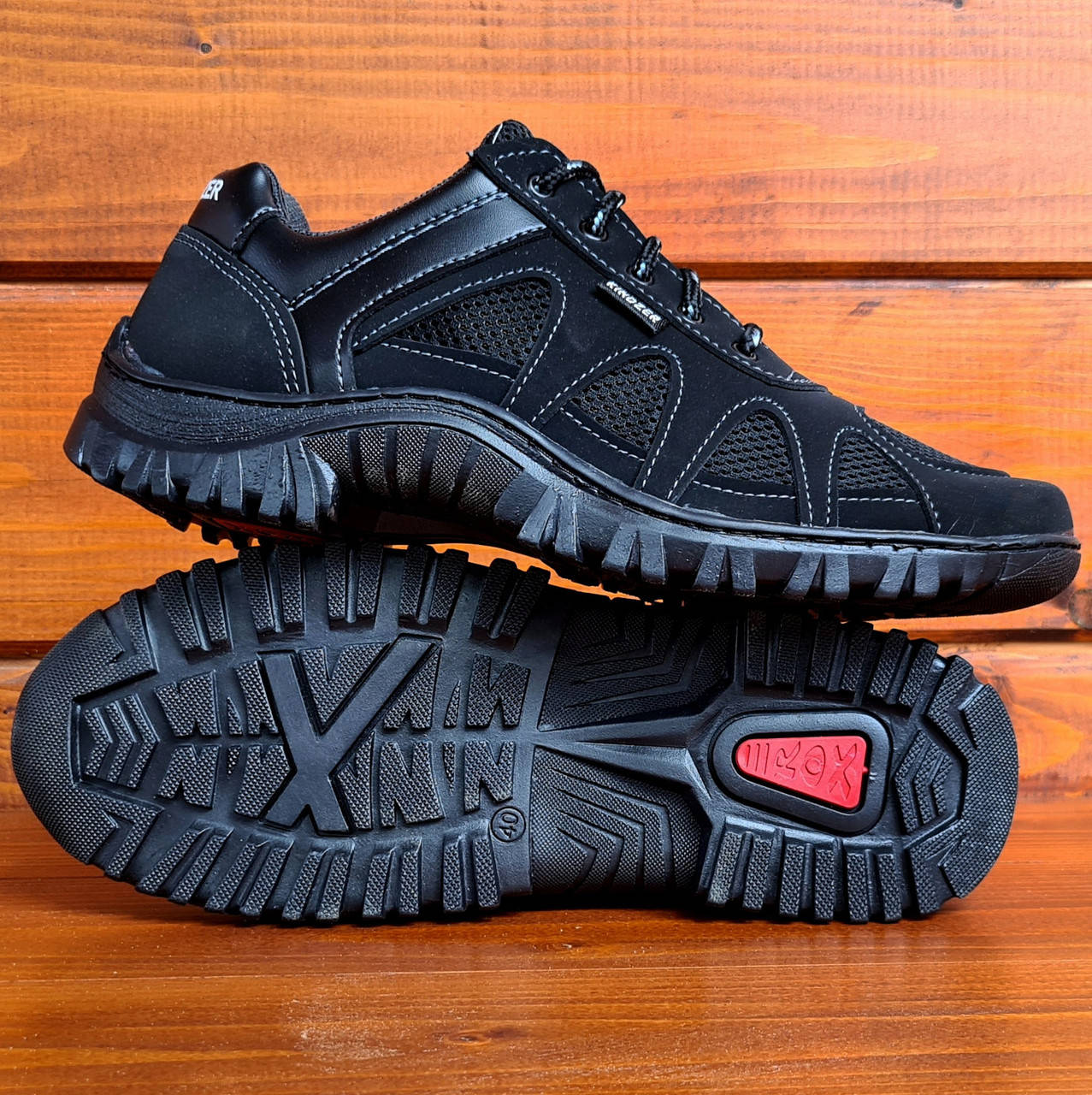 

Кроссовки мужские сетка на лето (Кс-353ч), Черный