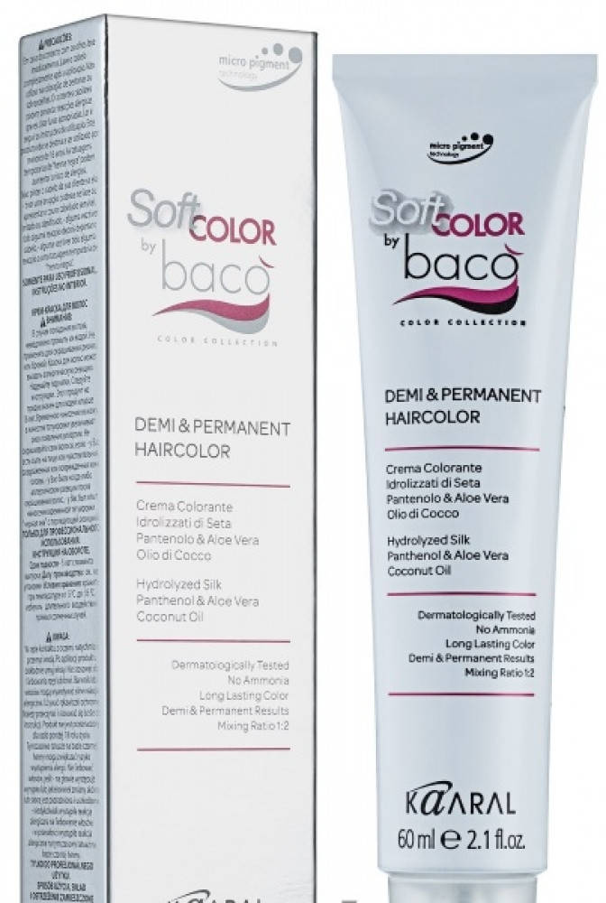 

Безаммиачная краска Baco Soft Kaaral 60 мл 4.10