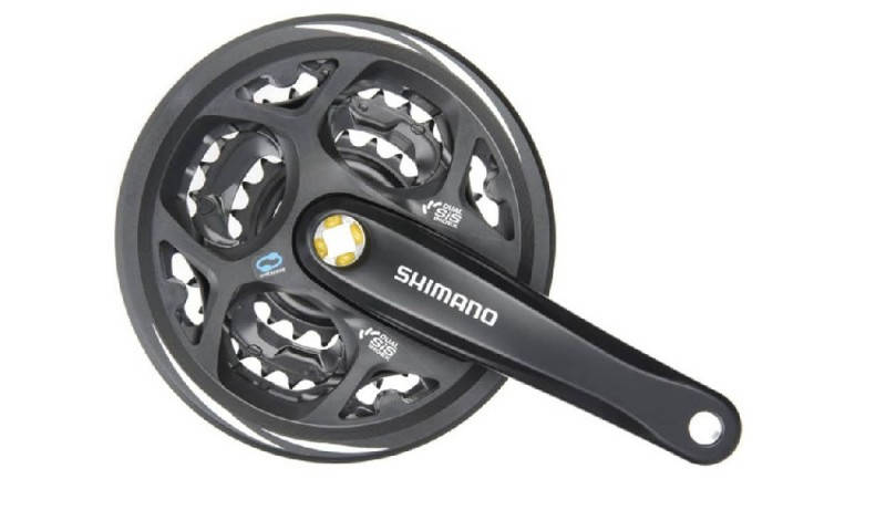 

Шатуны Shimano FC-M311, 170мм, 42X32X22, защита звезд