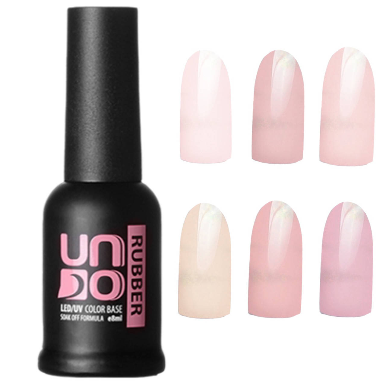 

Камуфлирующая цветная база UNO Cover Base для маникюра и педикюра, 8 мл.