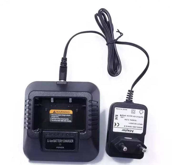 

Зарядное устройство для рации BAOFENG UV-5R (Стакан+Адаптер) - оригинал