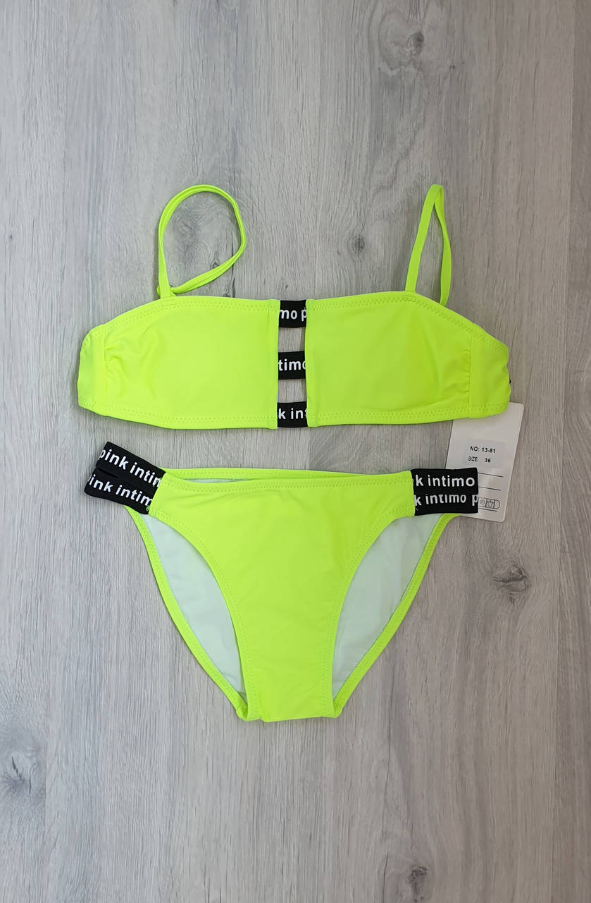 

Стильный подростковый купальник Pink для девочек, 32-40 разм