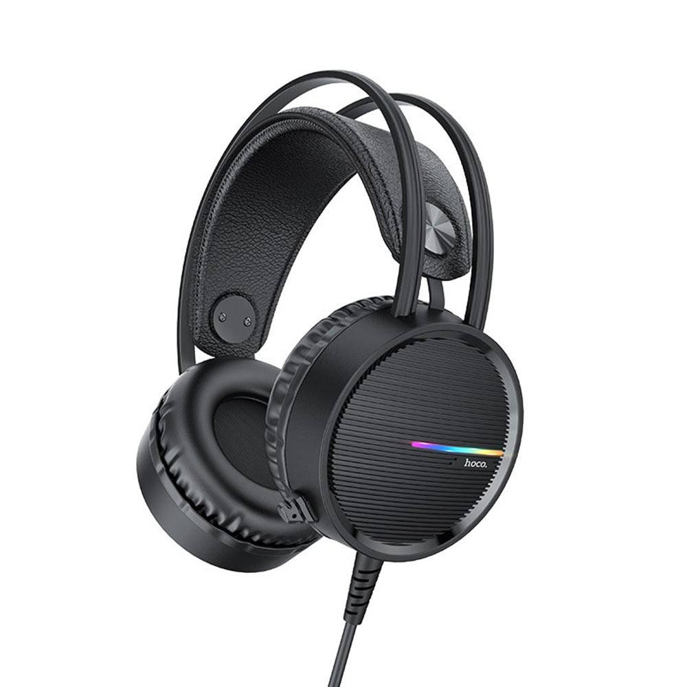 

Полноразмерные игровые наушники Hoco W100 Touring Gaming Headset, Black