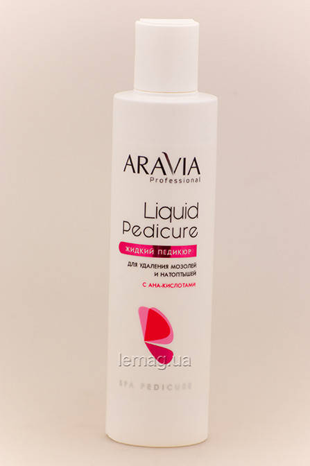 

Aravia Лосьон для удаления мозолей и натоптышей с АНА-кислотами Liquid Pedicure, 200 мл