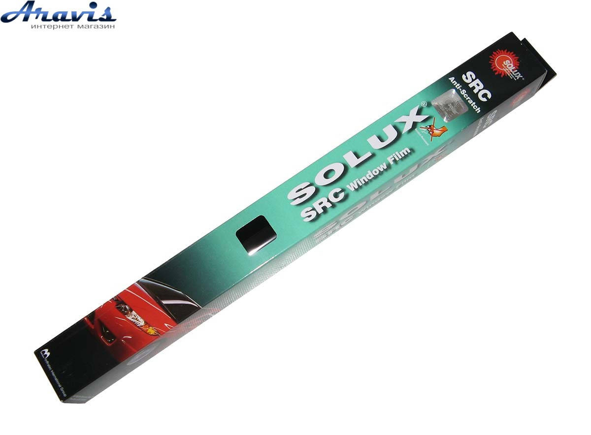 

Тонировочная пленка Solux SRC 50 см х3м Dark black 10%, Черный