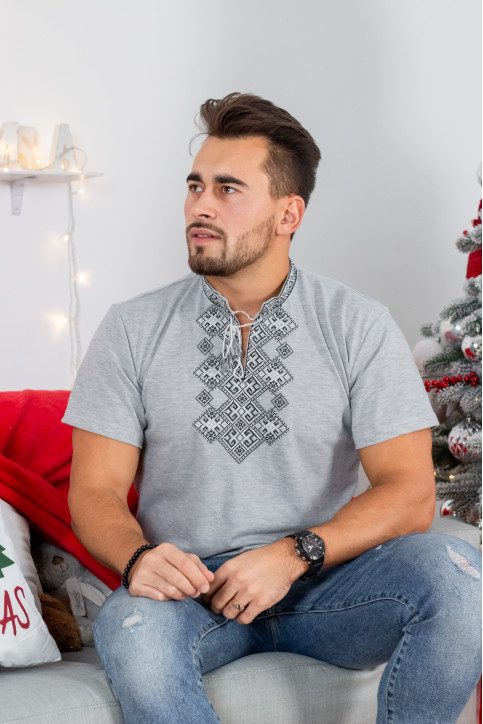 

Мужская вышитая футболка S-XXXL рр