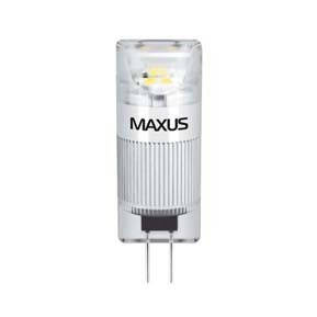 

LED лампа Maxus G4 1W(100lm) 5000K 12V G4 CR