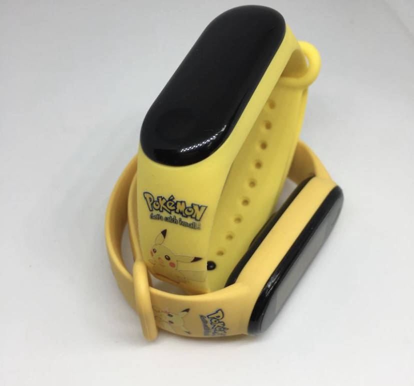 

Ремешок mi band 4 mi band 3 покемон желтый